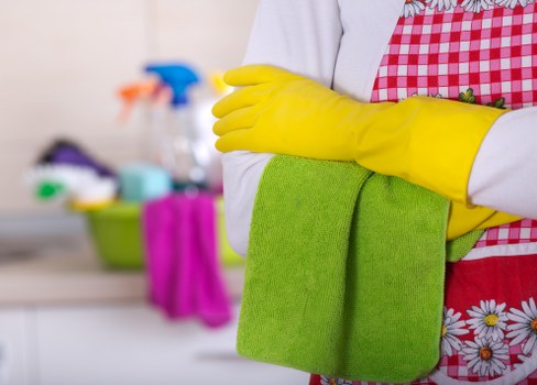 Detailed cleaning of a home surface by a Bayswater cleaning professional