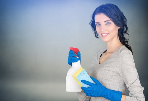 Charity donation boxes with reusable cleaning supplies and textiles